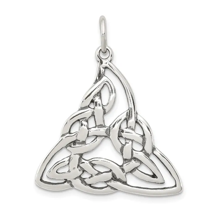 Sterling Silver Antiqued Celtic Charm TreasureFineJewelers Rings
