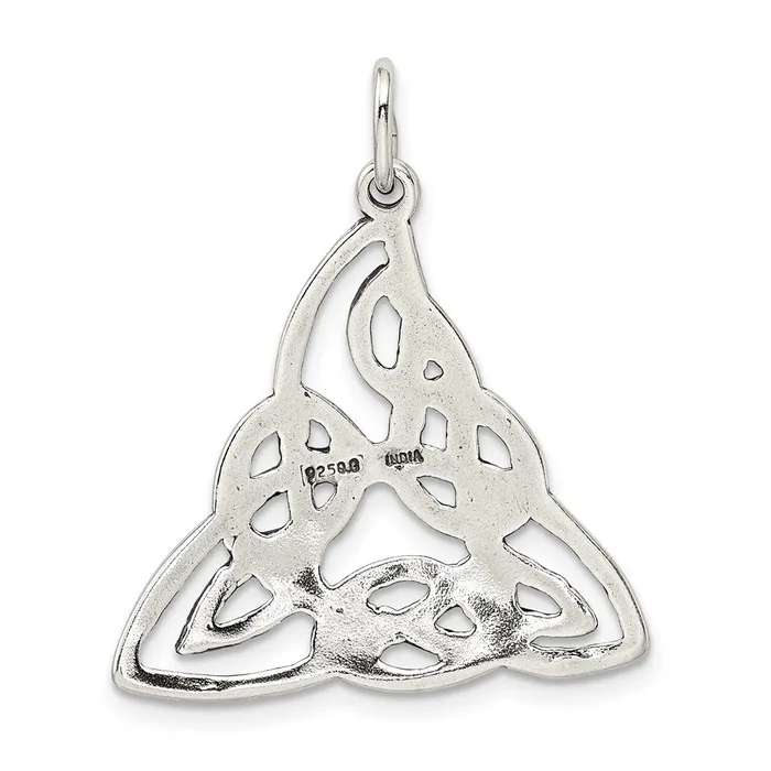 Sterling Silver Antiqued Celtic Charm TreasureFineJewelers Rings