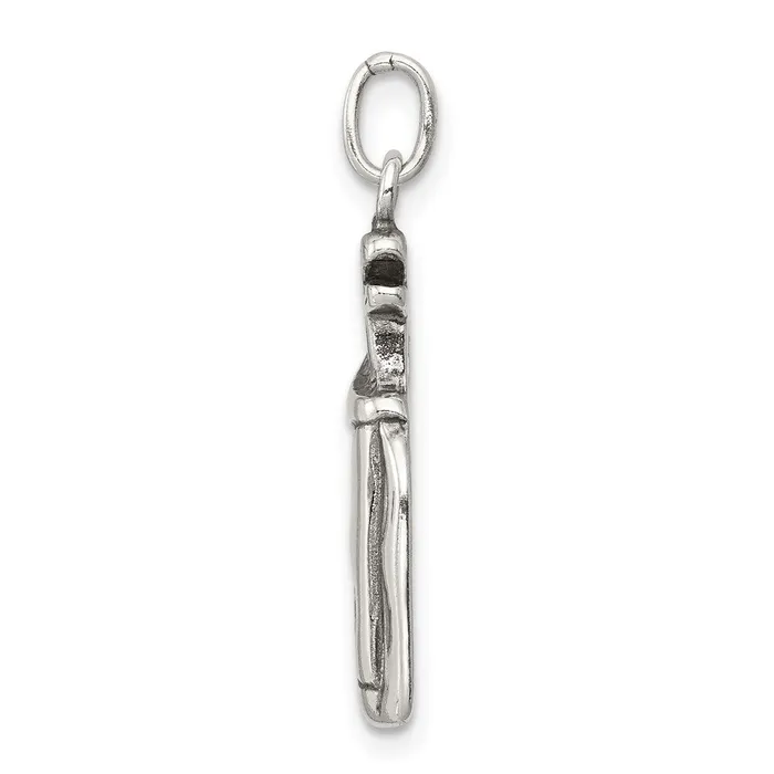 Sterling Silver Antiqued Golf Clubs wBag Charm TreasureFineJewelers Rings