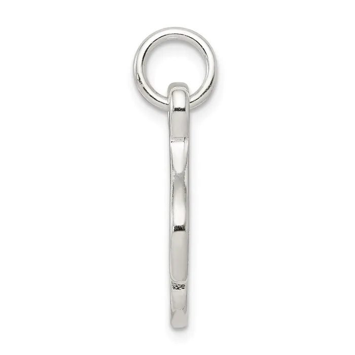 Sterling Silver Polished Music Note Charm TreasureFineJewelers Rings
