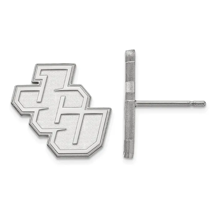 Sterling Silver Rhodiumplated John Carroll University Small Post Earrings TreasureFineJewelers Earrings Sterling Silver Rhodiumplated John Carroll University Small Post Earrings TreasureFineJewelers Earrings