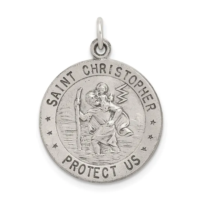 Sterling Silver St Christopher Basketball Medal TreasureFineJewelers Rings Sterling Silver St Christopher Basketball Medal TreasureFineJewelers Rings
