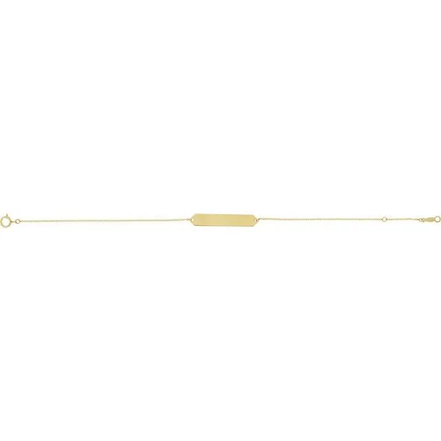 TreasureFineJewelers Bracelets 14K Yellow Gold Geometric 78 Bracelet