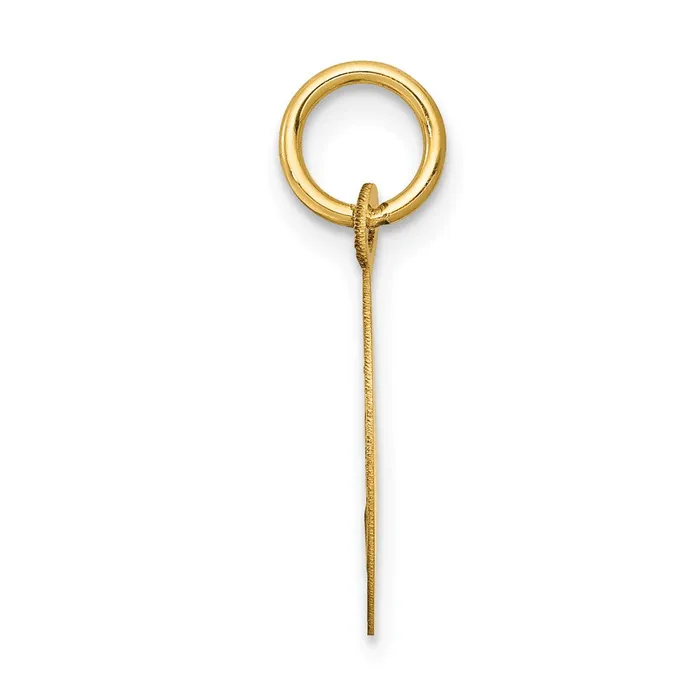 TreasureFineJewelers Charm Necklaces 14k Yellow Gold Holy Communion Disc Charm