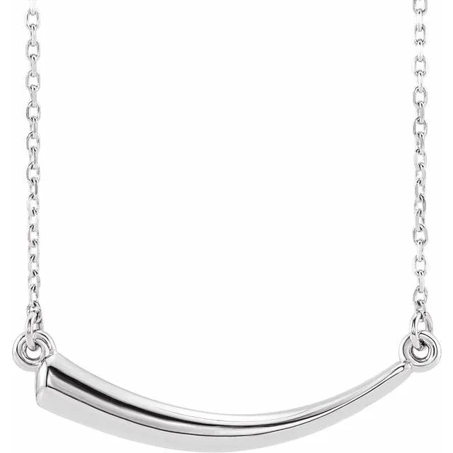TreasureFineJewelers Necklaces Sterling Silver Horn 1618 Necklace