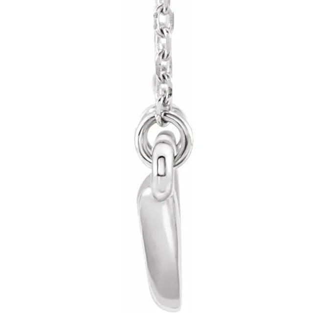 TreasureFineJewelers Necklaces Sterling Silver Horn 1618 Necklace