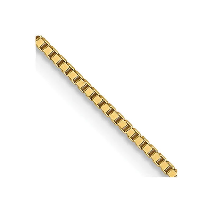 TreasureFineJewelers Rings Leslies 14K 8mm Box with Spring Ring Clasp Chain TreasureFineJewelers Rings Leslies 14K 8mm Box with Spring Ring Clasp Chain