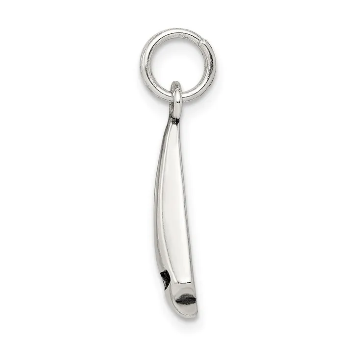 TreasureFineJewelers Rings Sterling Silver Sailboat Charm