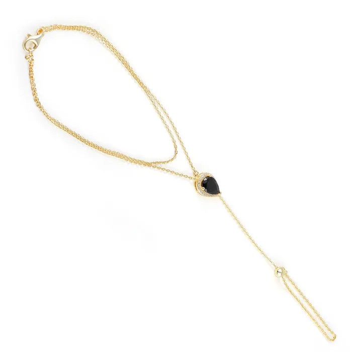 Trendolla Jewelry Bracelets Gemstone Hand Chain Bracelet