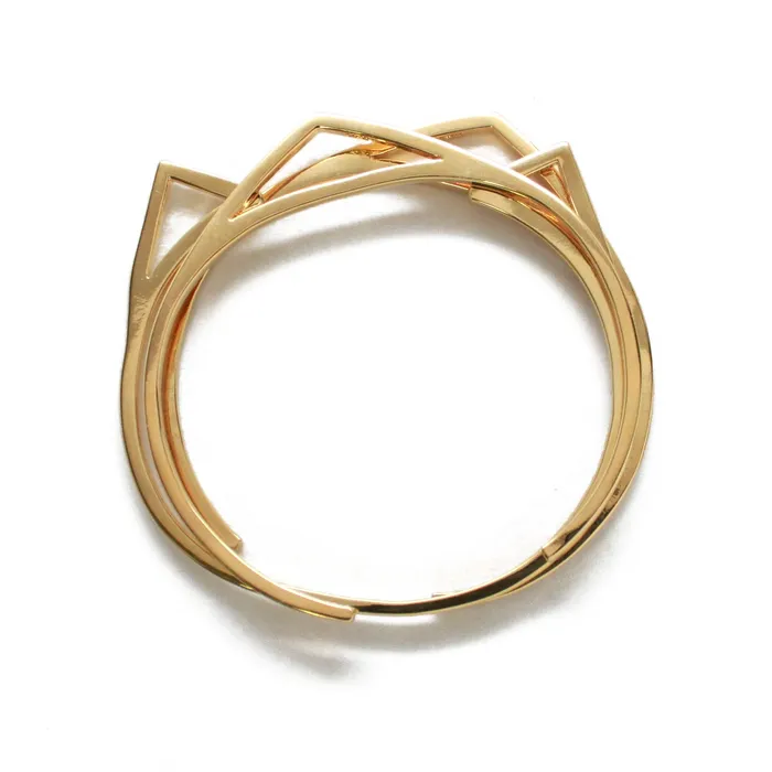 vendorunknown Earrings Sandra Three Cut Out Braclet Set