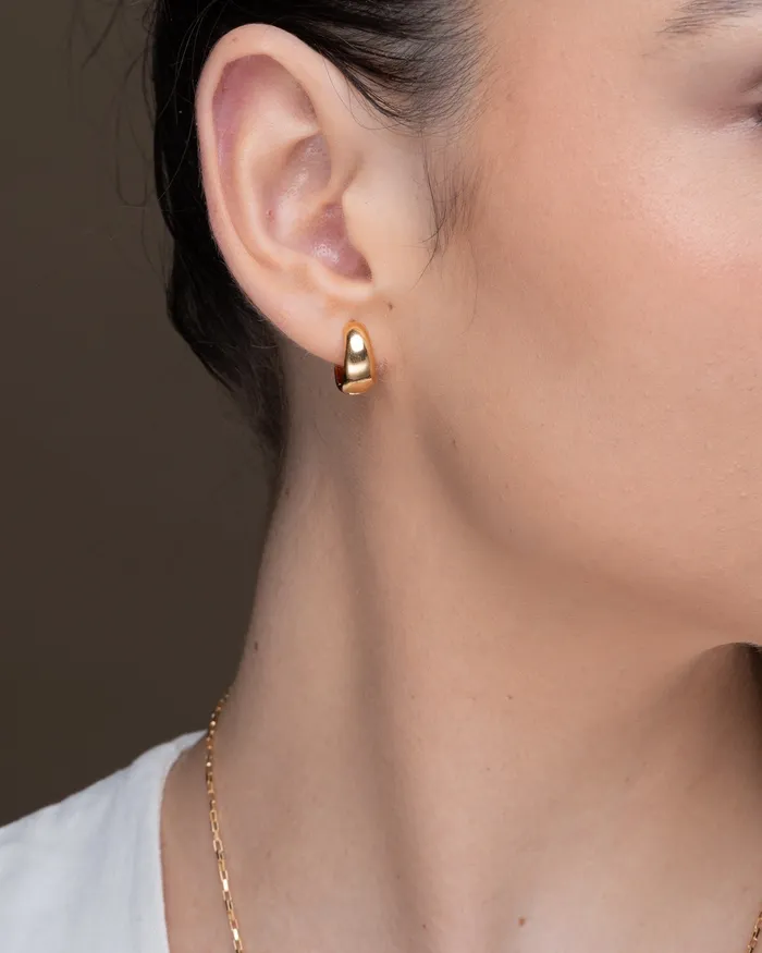 Earrings Agnes small hoop earrings ERIJEWELRY
