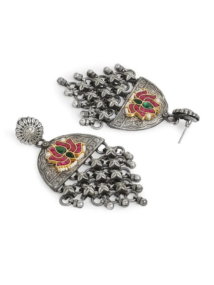 Earrings Curio Cottage Gypsy Lotus Love Dangler Earrings Earrings Curio Cottage Gypsy Lotus Love Dangler Earrings