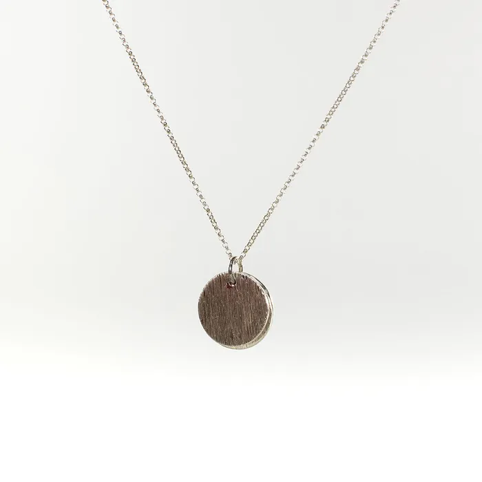 Mimi Marge Necklaces Silver Zoey Triple Round Necklace