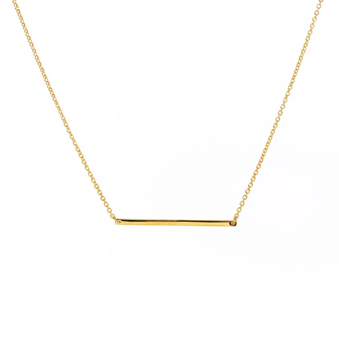 Necklaces Tashi Gold Vermeil Bar Necklace