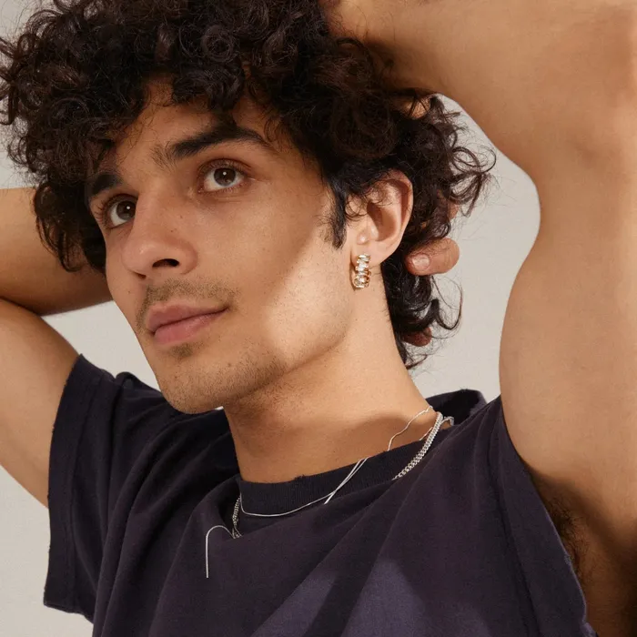 Pilgrim PreStyled Sets Create Gold Plated Crystal Hoops