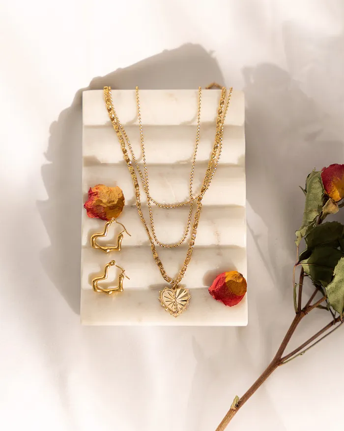 WellDunn PreStyled Sets Winslet Gold Hoops