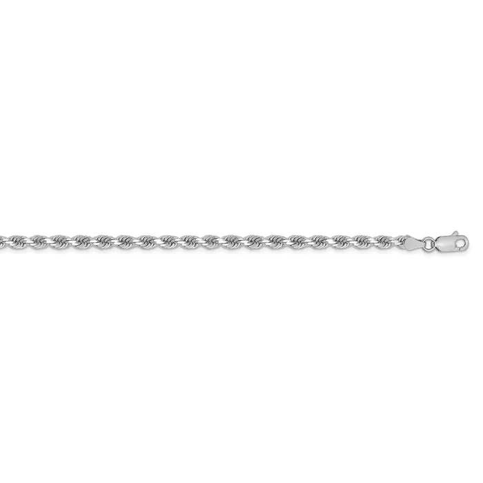 10k White Gold 325mm Diamondcut Rope ChainWBC10K024W22 WB Choice Jewelry Rings 10k White Gold 325mm Diamondcut Rope ChainWBC10K024W22 WB Choice Jewelry Rings