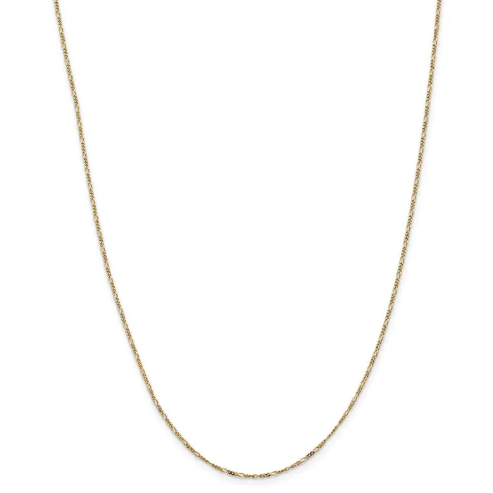 14k 125mm Flat Figaro Pendant ChainWBCPEN722 WB Choice Jewelry Necklaces 14k 125mm Flat Figaro Pendant ChainWBCPEN722 WB Choice Jewelry Necklaces