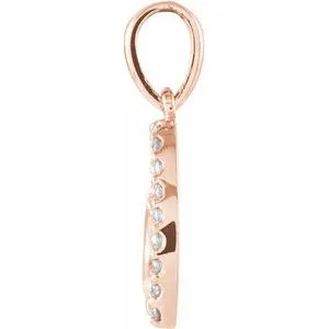 14K Rose 06 CTW Diamond Heart Pendant85896102PSTWBC WB Choice Jewelry Necklaces 14K Rose 06 CTW Diamond Heart Pendant85896102PSTWBC WB Choice Jewelry Necklaces