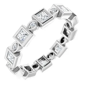 14K White 34 CTW Diamond Eternity Band 12363260244PSTWBC WB Choice Jewelry Rings 14K White 34 CTW Diamond Eternity Band 12363260244PSTWBC WB Choice Jewelry Rings