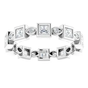 14K White 34 CTW Diamond Eternity Band 12363260244PSTWBC WB Choice Jewelry Rings 14K White 34 CTW Diamond Eternity Band 12363260244PSTWBC WB Choice Jewelry Rings