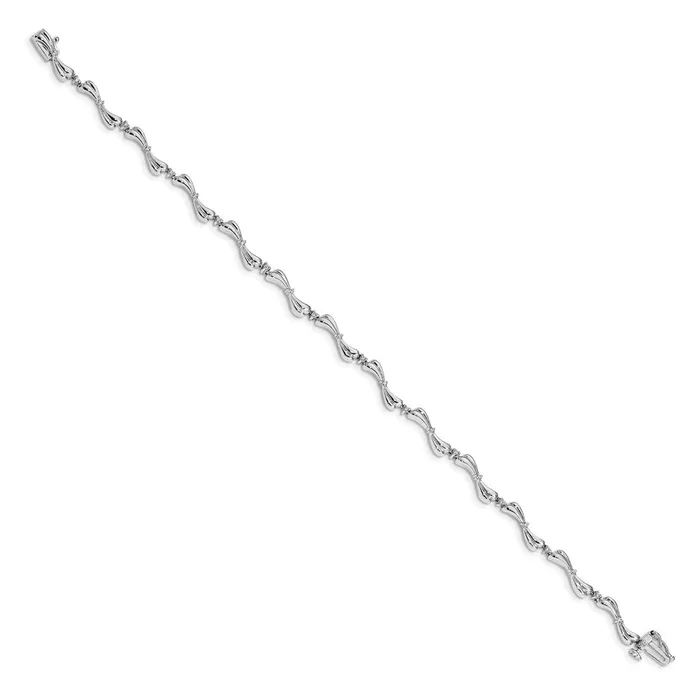 14k White Gold Diamond BraceletWBCBM4601025WA WB Choice Jewelry Bracelets 14k White Gold Diamond BraceletWBCBM4601025WA WB Choice Jewelry Bracelets
