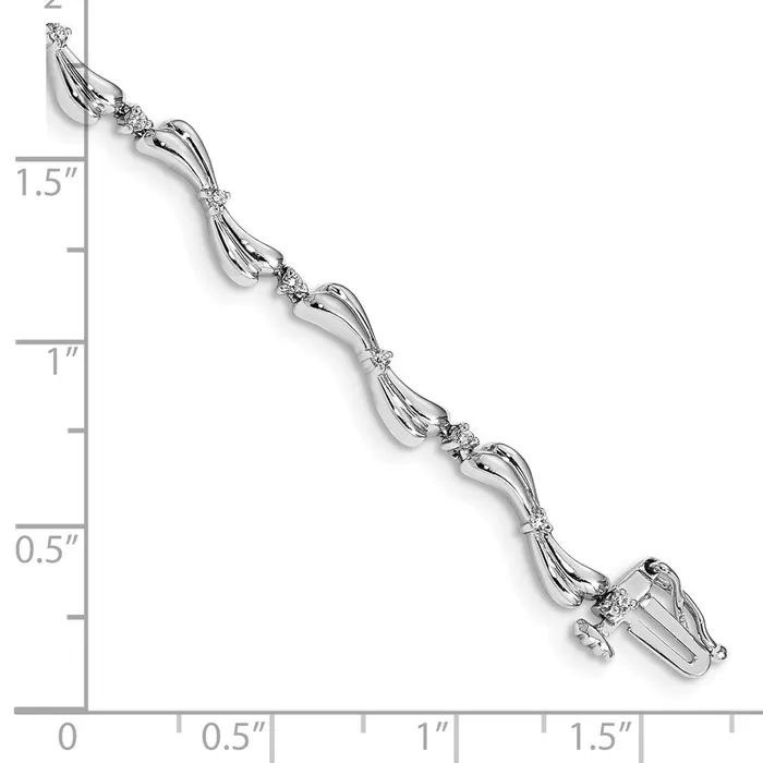 14k White Gold Diamond BraceletWBCBM4601025WA WB Choice Jewelry Bracelets 14k White Gold Diamond BraceletWBCBM4601025WA WB Choice Jewelry Bracelets