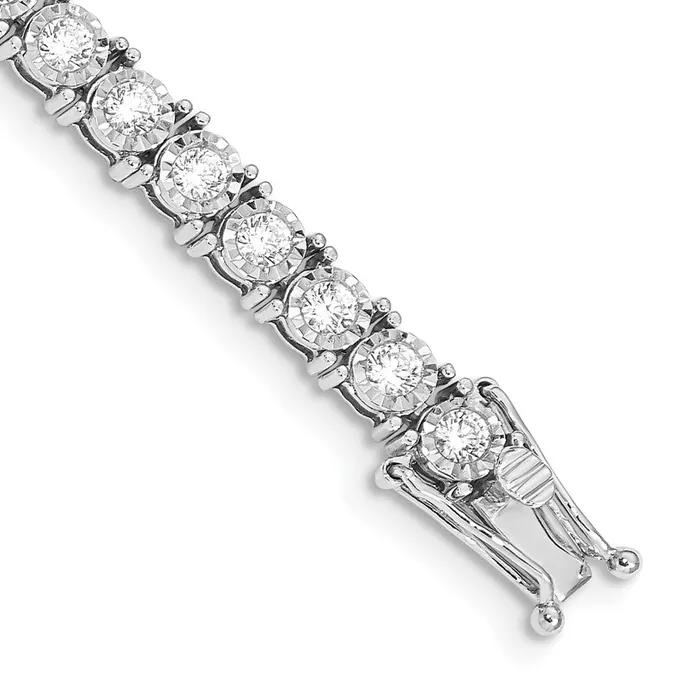 14k White Gold Illusion Setting Diamond BraceletWBCBM4675300WA WB Choice Jewelry Bracelets 14k White Gold Illusion Setting Diamond BraceletWBCBM4675300WA WB Choice Jewelry Bracelets