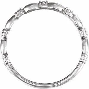 14K White Stackable Ring51571101PSTWBC WB Choice Jewelry Rings 14K White Stackable Ring51571101PSTWBC WB Choice Jewelry Rings