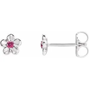 14K White Youth Imitation October Birthstone Flower Earrings 86737645PSTWBC WB Choice Jewelry Earrings 14K White Youth Imitation October Birthstone Flower Earrings 86737645PSTWBC WB Choice Jewelry Earrings