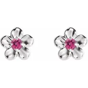 14K White Youth Imitation October Birthstone Flower Earrings 86737645PSTWBC WB Choice Jewelry Earrings 14K White Youth Imitation October Birthstone Flower Earrings 86737645PSTWBC WB Choice Jewelry Earrings