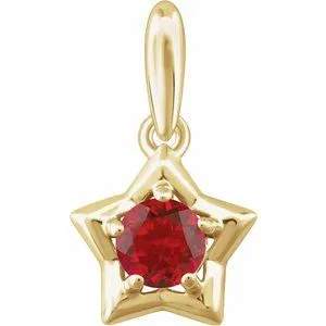 14K Yellow 3 mm Round January Youth Star Birthstone Pendant653418601PSTWBC WB Choice Jewelry Necklaces 14K Yellow 3 mm Round January Youth Star Birthstone Pendant653418601PSTWBC WB Choice Jewelry Necklaces