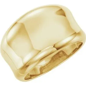 14K Yellow Concave Ring51396101PSTWBC WB Choice Jewelry Rings