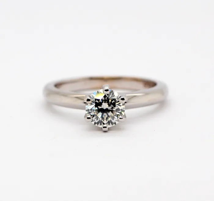 14KW 98 CT Round Brilliant Leo Diamond Ring FULLERS PURCHASE FROM PUBLIC Rings 14KW 98 CT Round Brilliant Leo Diamond Ring FULLERS PURCHASE FROM PUBLIC Rings