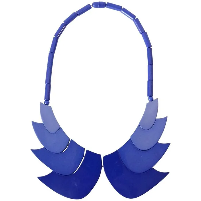 1970s Guillemette LHoir Paris Galalith Collar Necklace Vintage by Misty Necklaces