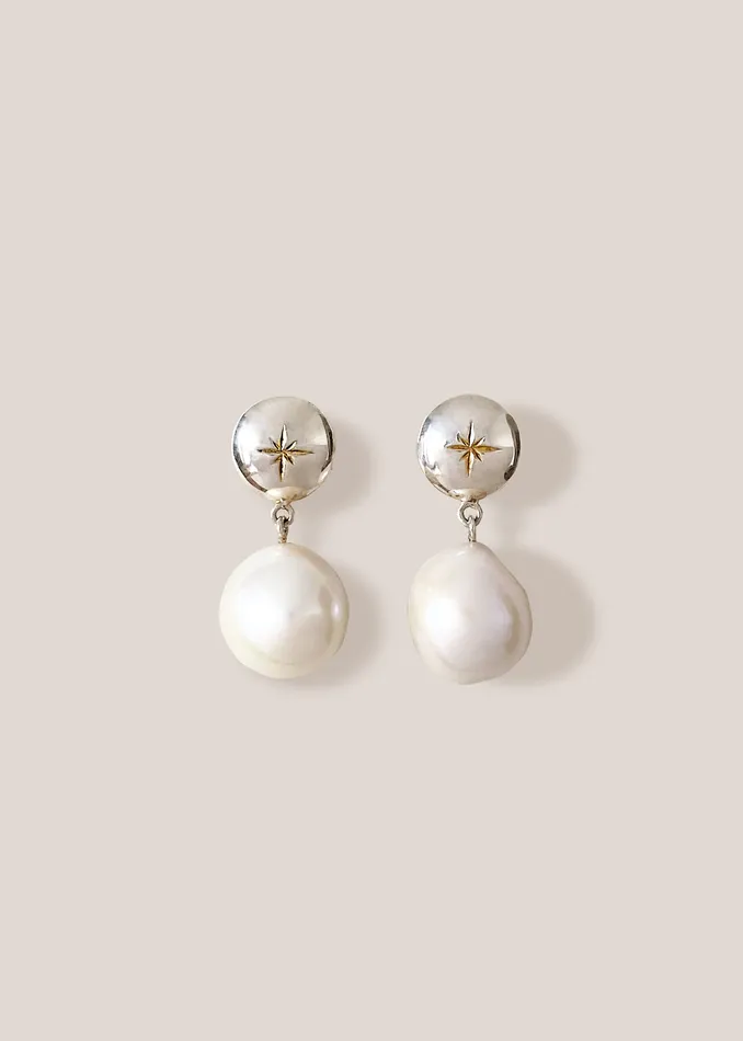Earrings I Z A J E W E L R Y Siren Earrings silver