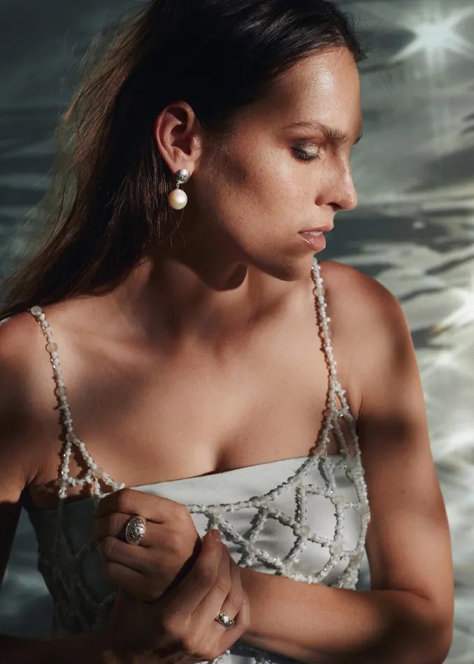 Earrings I Z A J E W E L R Y Siren Earrings silver Earrings I Z A J E W E L R Y Siren Earrings silver