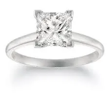 FULLERS PURCHASE FROM PUBLIC Rings 14KW 45 CT DIAMOND PRINCESS CUT SOLITAIRE HI1 FULLERS PURCHASE FROM PUBLIC Rings 14KW 45 CT DIAMOND PRINCESS CUT SOLITAIRE HI1