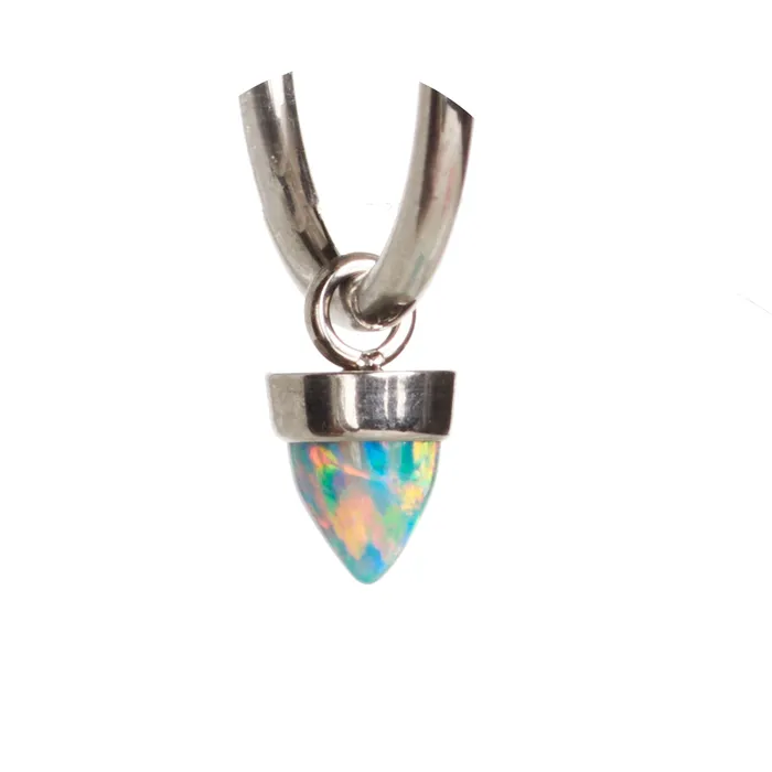 Halobes Charm Necklaces Halobes Charm Opal Cone Halobes Charm Necklaces Halobes Charm Opal Cone