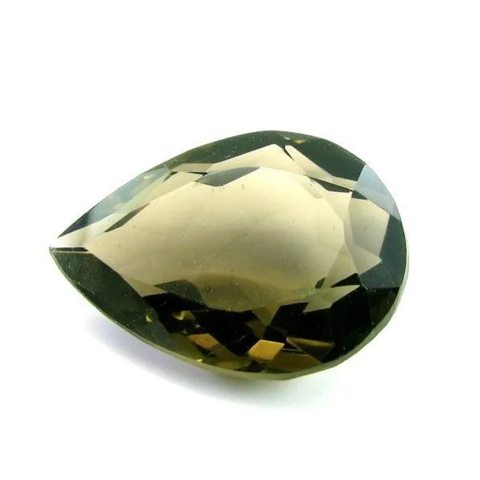 Karizma Jewels Earrings 347Ct Pear Cut Natural Smoky Quartz Crystal Gemstone