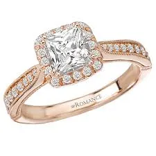 KIM INTERNATIONAL MFG INC PreStyled Sets 18K Rose Gold 32ctw Engagement Setting