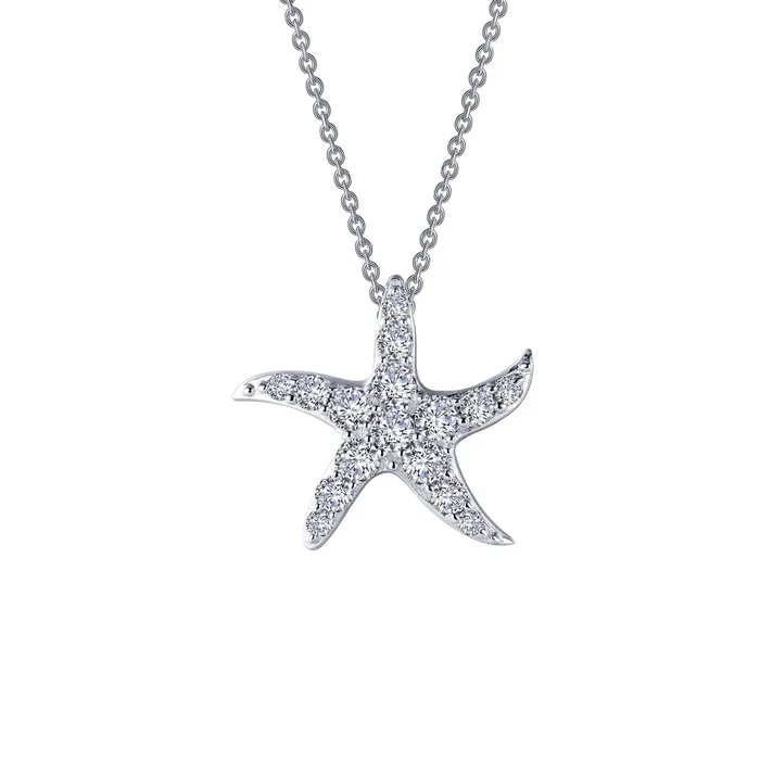 Lafonn Necklaces Whimsical Starfish Necklace