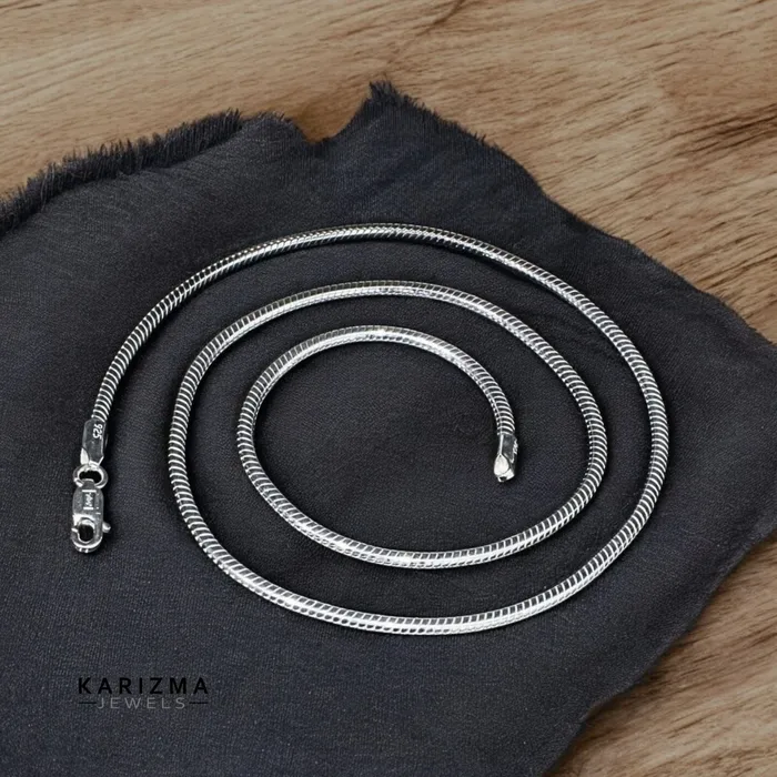 Necklaces Karizma Jewels 925 Sterling Silver Indian style daily wear Unisex Neck Chain 195 Necklaces Karizma Jewels 925 Sterling Silver Indian style daily wear Unisex Neck Chain 195