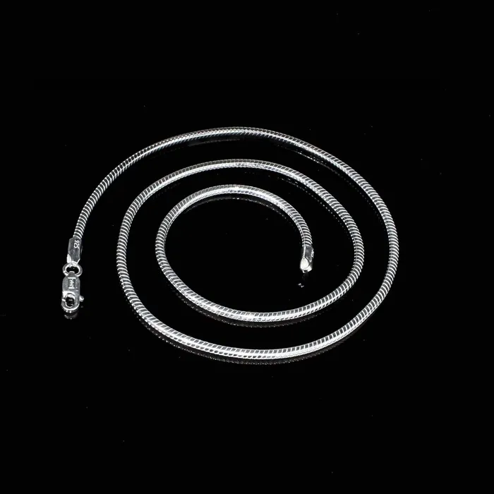 Necklaces Karizma Jewels 925 Sterling Silver Indian style daily wear Unisex Neck Chain 195