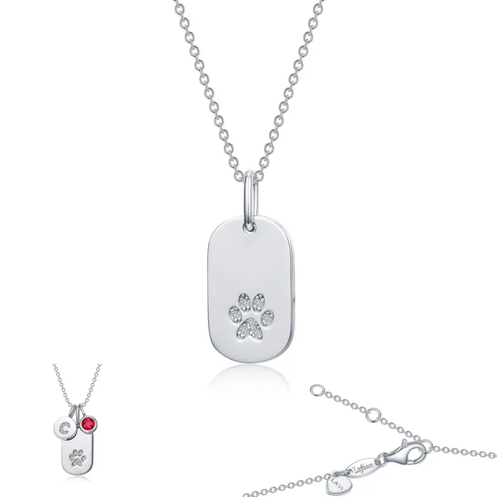 Necklaces Lafonn Paw Print Necklace