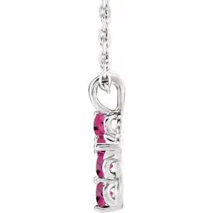 Necklaces Platinum Pink Tourmaline Cross 1618 NecklaceR42363748PSTWBC WB Choice Jewelry Necklaces Platinum Pink Tourmaline Cross 1618 NecklaceR42363748PSTWBC WB Choice Jewelry