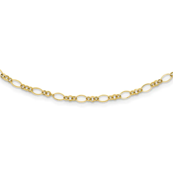 Necklaces WB Choice Jewelry 14k Oval Link NecklaceWBCSF183918