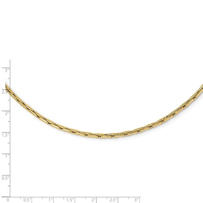 Necklaces WB Choice Jewelry 14K Polished Fancy Link NecklaceWBCSF283218 Necklaces WB Choice Jewelry 14K Polished Fancy Link NecklaceWBCSF283218