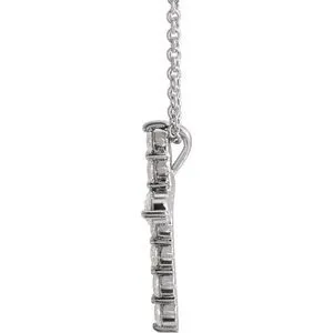 Platinum 178x129 mm 38 CTW Diamond Cross 1618 NecklaceR42359644PSTWBC WB Choice Jewelry Necklaces Platinum 178x129 mm 38 CTW Diamond Cross 1618 NecklaceR42359644PSTWBC WB Choice Jewelry Necklaces