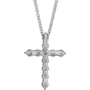 Platinum 178x129 mm 38 CTW Diamond Cross 1618 NecklaceR42359644PSTWBC WB Choice Jewelry Necklaces Platinum 178x129 mm 38 CTW Diamond Cross 1618 NecklaceR42359644PSTWBC WB Choice Jewelry Necklaces